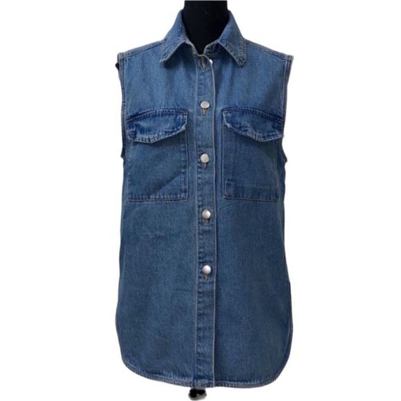 H&M Sleeveless Denim Vest(Size XS) - Picture 3 of 7